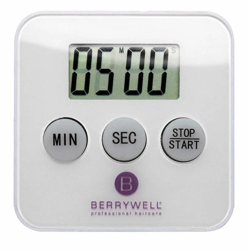 BW ,LCD-Timer, Weiss