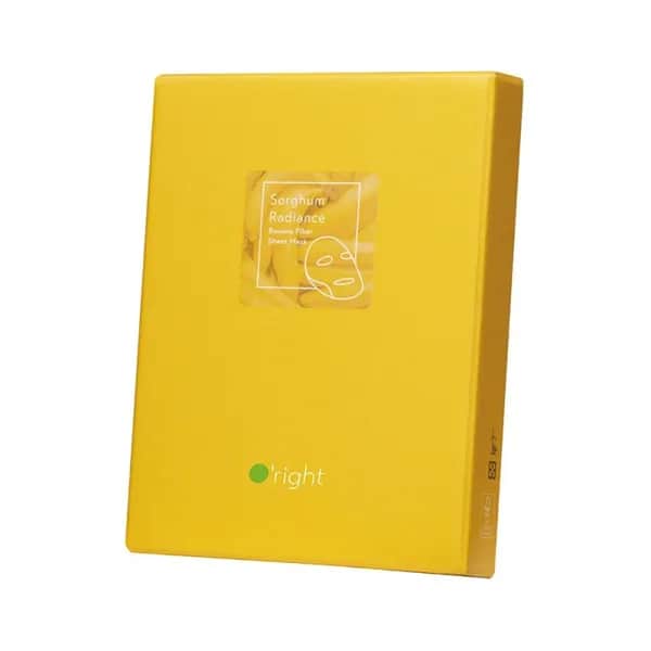 O'right Sorghum Radiance Banana Fiber Sheet Mask 25ml (Set of 5)
